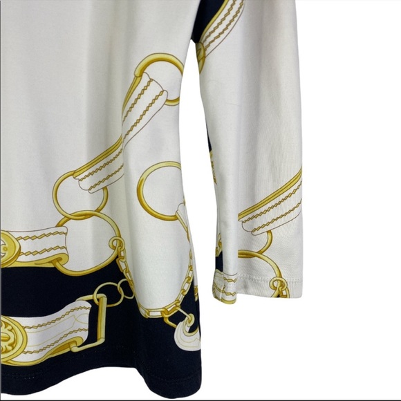 🗽❤️J McLaughlin Catalina Top Black & Gold Chain - Picture 2 of 6